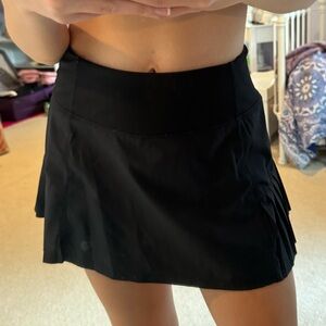 Black tennis skirt